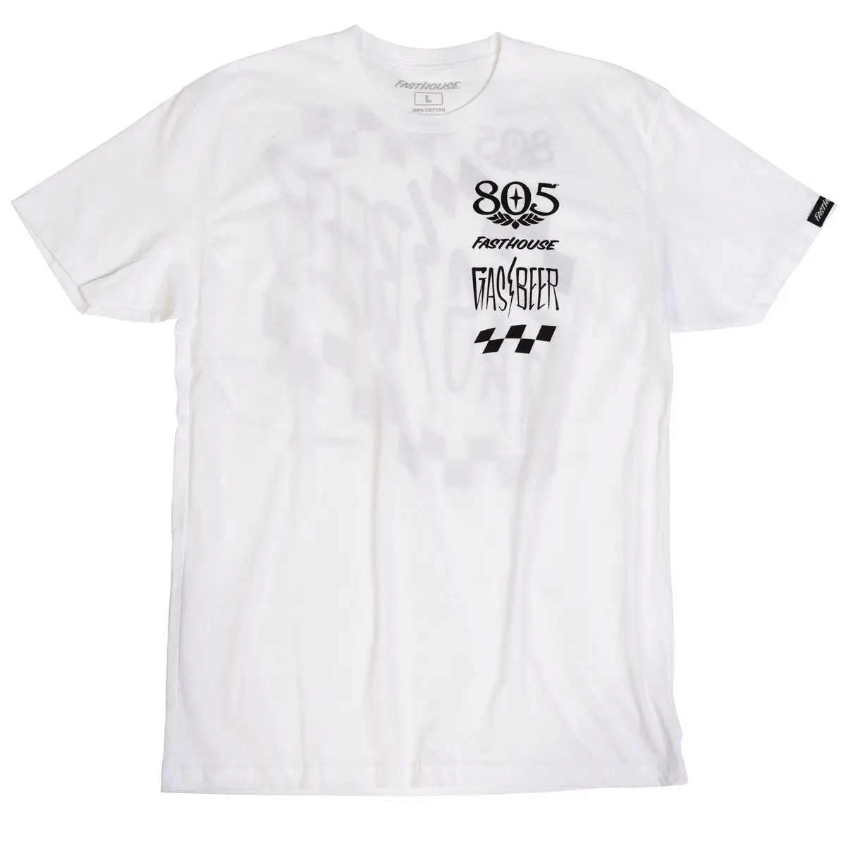 805 Gassed Up Tee - White - Image 3