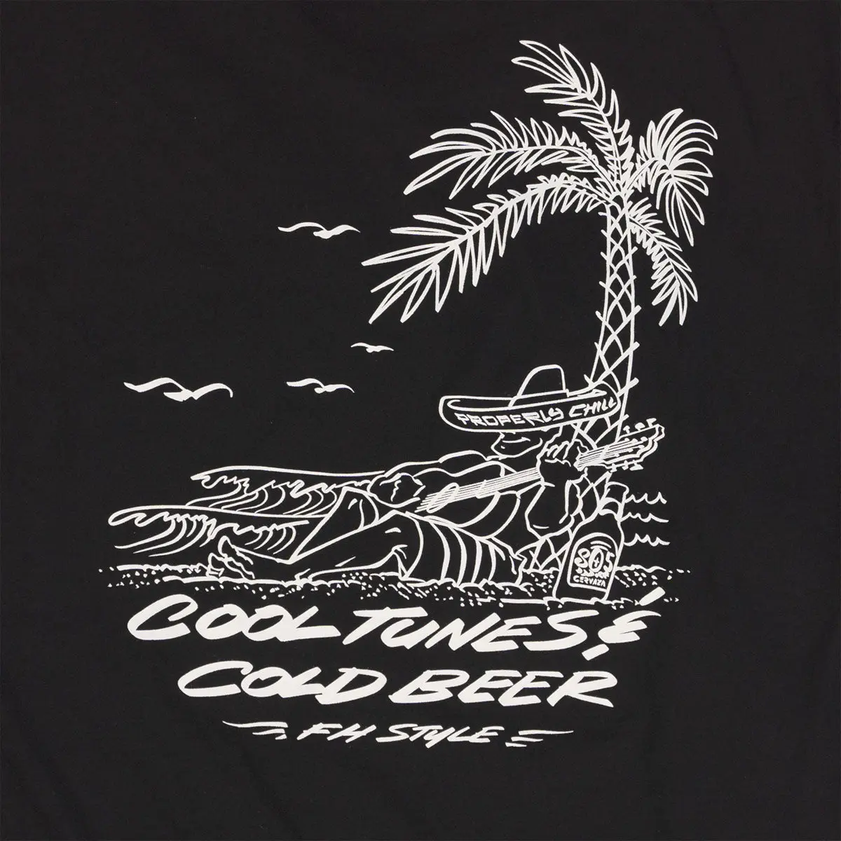 805 Tuned Out Tee - Black - Image 3