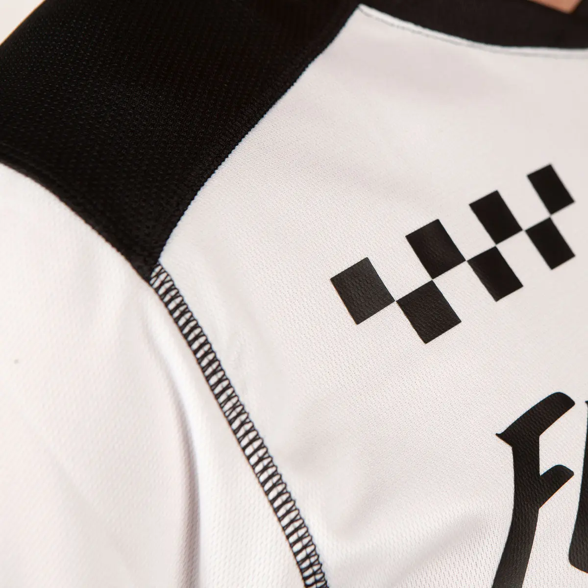 Alloy Block SS Jersey - White/Black - Image 4