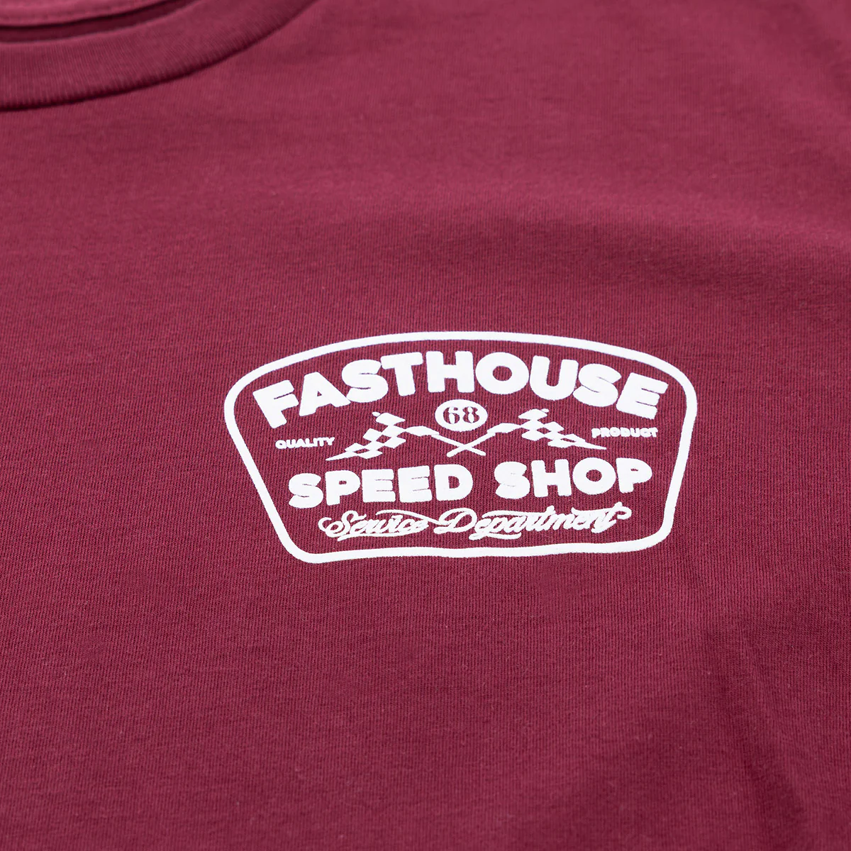 Wedged Tee - Maroon - Image 4