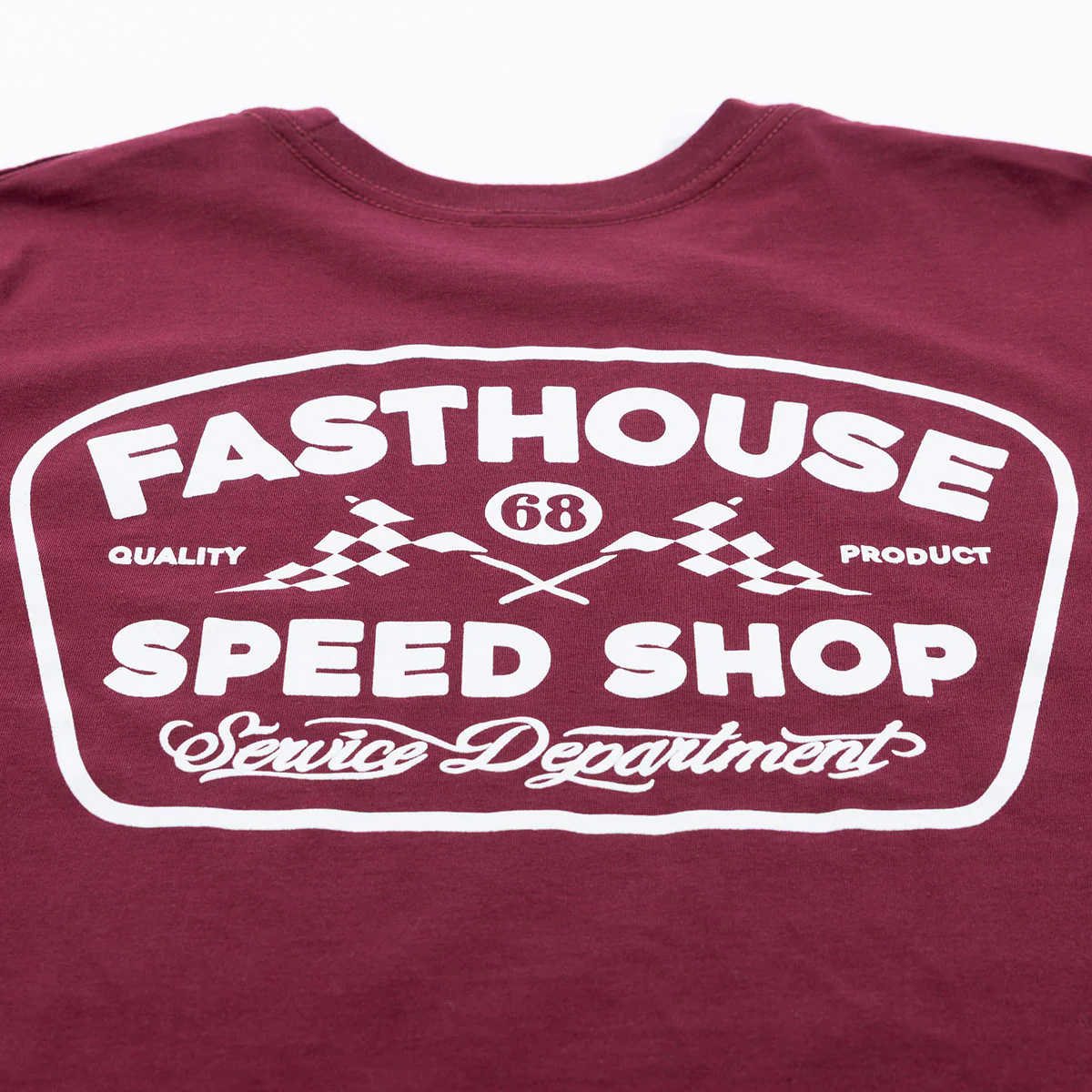 Wedged Tee - Maroon - Image 5