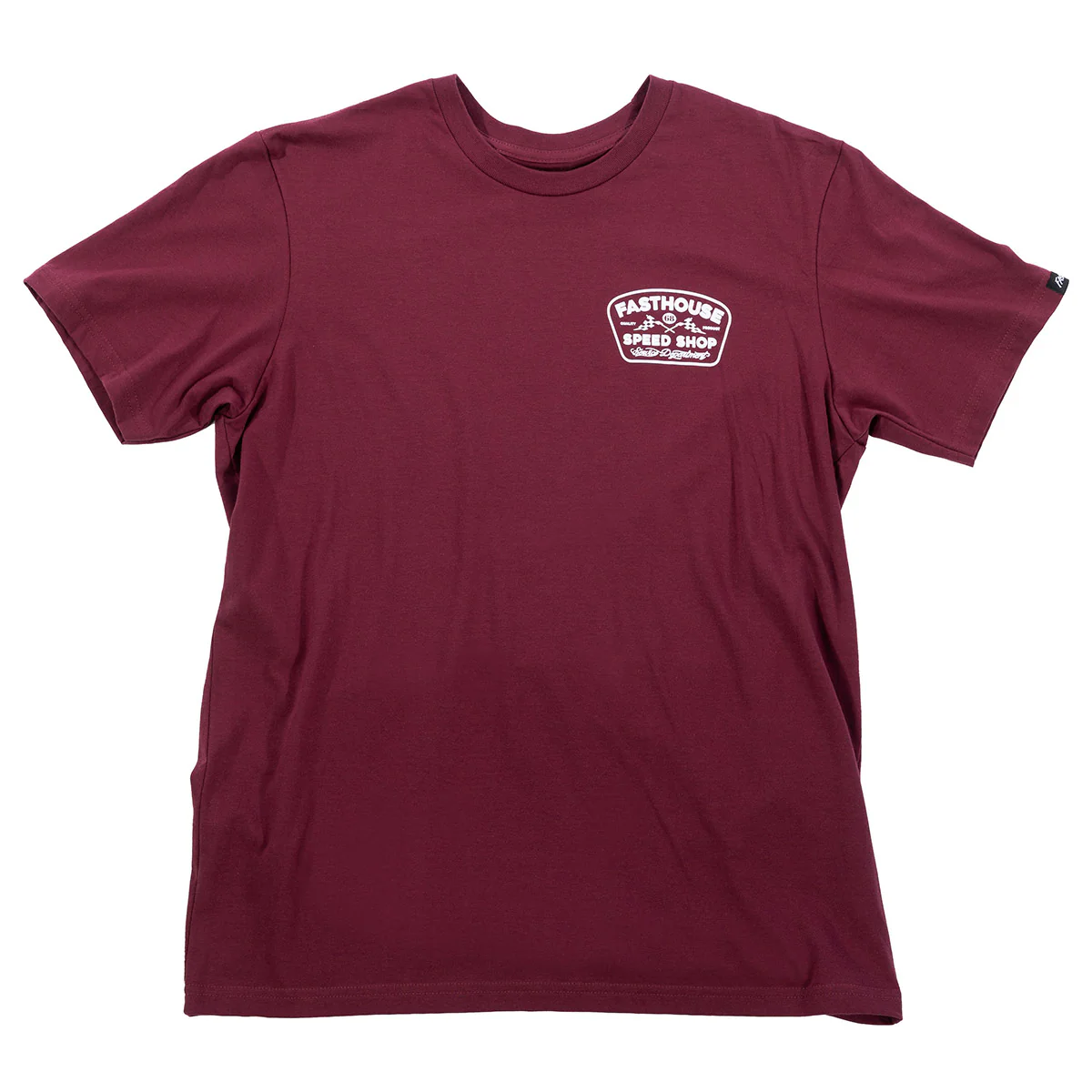 Wedged Tee - Maroon - Image 6